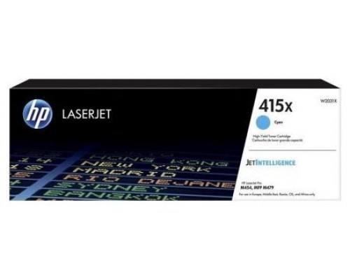 HP LaserJet M479fdw nº415X Toner Cian