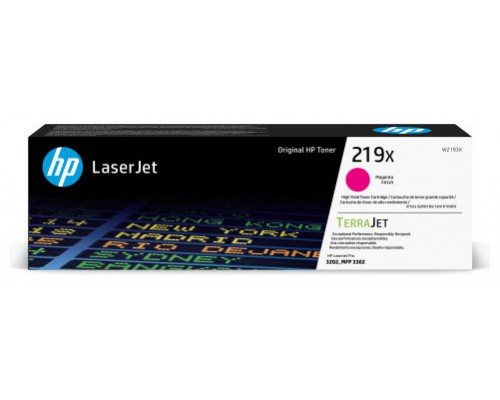 HP 219X High Yield Magenta Original LaserJet Toner Cartridge