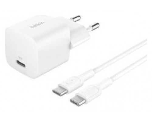 CARGADOR USB BELKIN WCA012KQ1MWH-B6 USB-C PD 25W +-SX7 CARGADOR USB BELKIN WCA012KQ1MWH-B6 USB-C PD 25W +