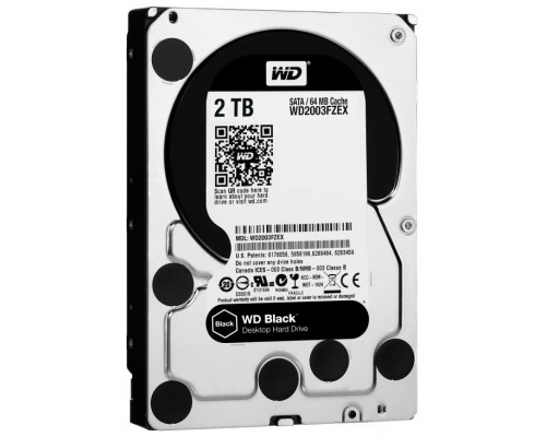 DISCO DURO 2 TB 3.5"" SATA WD BLACK (Espera 4 dias)