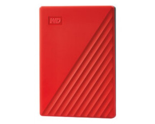 Western Digital My Passport disco duro externo 2000 GB Rojo (Espera 4 dias)