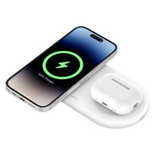 BASE DE CARGA INALAMBRICA DOBLE BELKIN WIZ021VFWH 15W-SX14 BASE DE CARGA INALAMBRICA DOBLE BELKIN WIZ021VFWH 15W