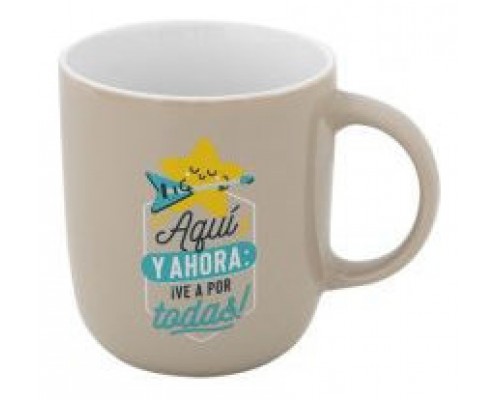 TAZA - AQUÍ Y AHORA: ¡VE A POR TODAS! MR.WONDERFUL WOA11292ES (Espera 4 dias)