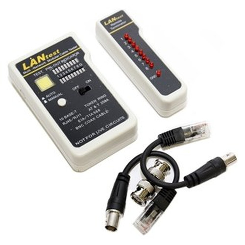 WP WPC-TST-003 comprobador de cables de red Negro, Blanco (Espera 4 dias)-SX15 WP WPC-TST-003 comprobador de cables de red Negro, Blanco (Espera 4 dias)