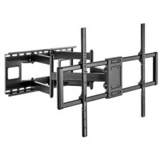 AISENS - SOPORTE PRO GIRATORIO, INCLINABLE Y NIVELABLE PARA MONITOR/TV 120KG DE 60-120, NEGRO