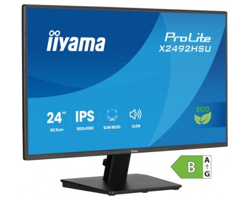 MONITOR IIYAMA PROLITE, 24 PULGADAS, 60.5CM, IPS PANEL TECHNOLOGY, 1920X1080, 120HZ, MATE NEGRO (Espera 4 dias)