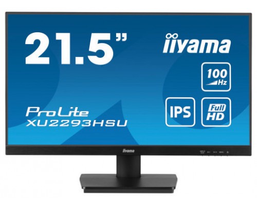 MONITOR IIYAMA 21.5", IPS, 1H 1DP, 2X 2.0, 100HZ, 300CD (Espera 4 dias)