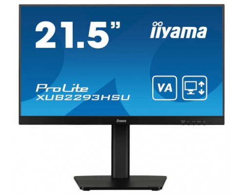 IIYAMA MONITOR IPS DE 21.5’’ SIN BORDES DE 3 LADOS Y CON CONCENTRADOR USB, FRECUENCIA DE ACTUALIZACIÓN DE 100HZ Y CON SOPORTE AJUSTABLE EN ALTURA (Espera 4 dias)