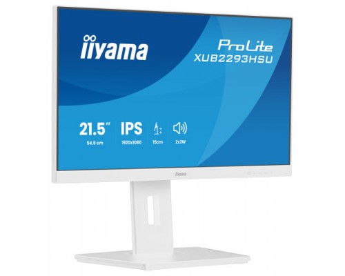 MONITOR IYAMA PROLITE, 21,5 PULAGADS, 54,5 CM, IPS PANEL TECHNOLOGY LED, 1920X1080, 100 HZ, MATE BLANCA (Espera 4 dias)