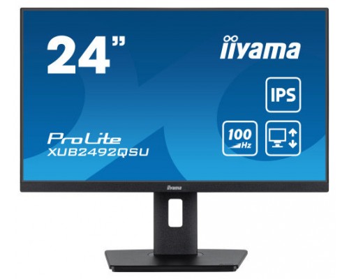 iiyama ProLite XUB2492QSU-B1 pantalla para PC 60,5 cm (23.8") 2560 x 1440 Pixeles Wide Quad HD LED Negro (Espera 4 dias)