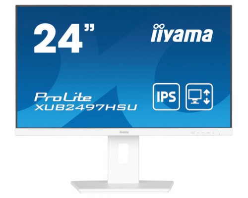 iiyama ProLite XUB2497HSU-W2 pantalla para PC 60,5 cm (23.8") 1920 x 1080 Pixeles Full HD LED Blanco (Espera 4 dias)