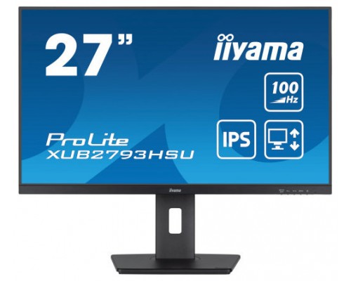 MONITOR IIYAMA IPS 27", 1920 X 1080 FULL HD, 100HZ, 1MS (Espera 4 dias)