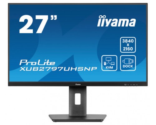 MONITOR IIYAMA 27 PULGADAS, IPS, DOCK, KVM, 96W, 3X3.2 1XC (Espera 4 dias)