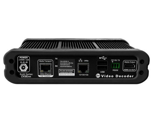 KRAMER AV OVER IP Z4K-XSE DECODER, 10GB/COPPER. POE. SUPPORTS HDMI, DUAL USB-B PORTS. RS232. COMPATIBLE WITH ANY Z4K ENCODER.- ZYPER4K-XSE_COPPER_DECODER (Z4KC2XS-D) (Espera 4 dias)-SX747 KRAMER AV OVER IP Z4K-XSE DECODER, 10GB/COPPER. POE. SUPPORTS HDMI, DUAL USB-B PORTS. RS232. COMPATIBLE WITH ANY Z4K ENCODER.- ZYPER4K-XSE_COPPER_DECODER (Z4KC2XS-D) (Espera 4 dias)