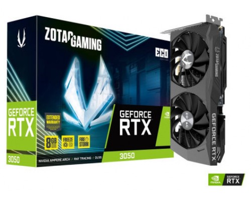 Zotac RTX 3050 ECO - 8GB GDDR6 - 1 x HDMI - 3 x DP - 2